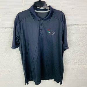 MTS embroidered rose Dark gray Men's Polo Shirt size XL